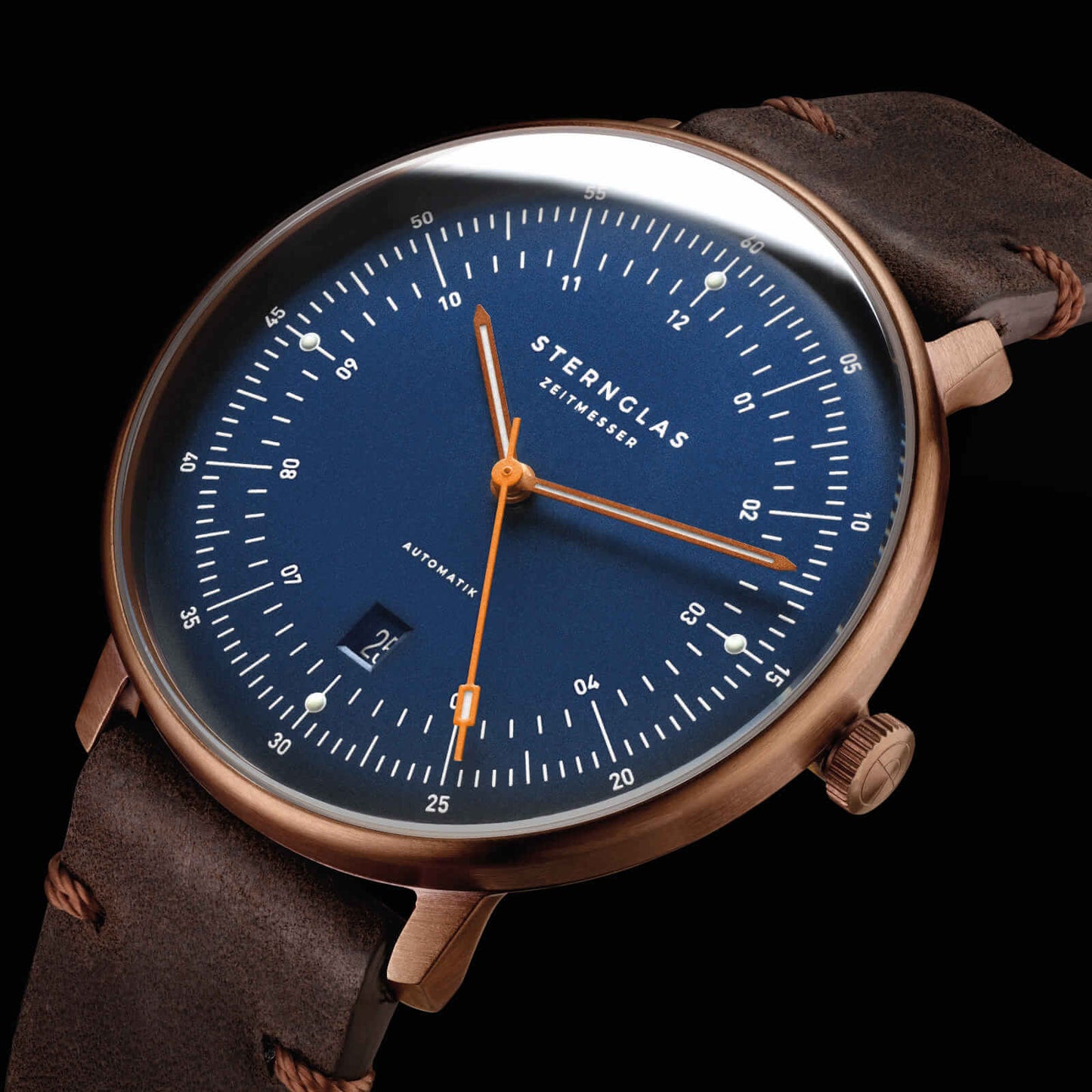 Hamburg Automatik darkblue bronze