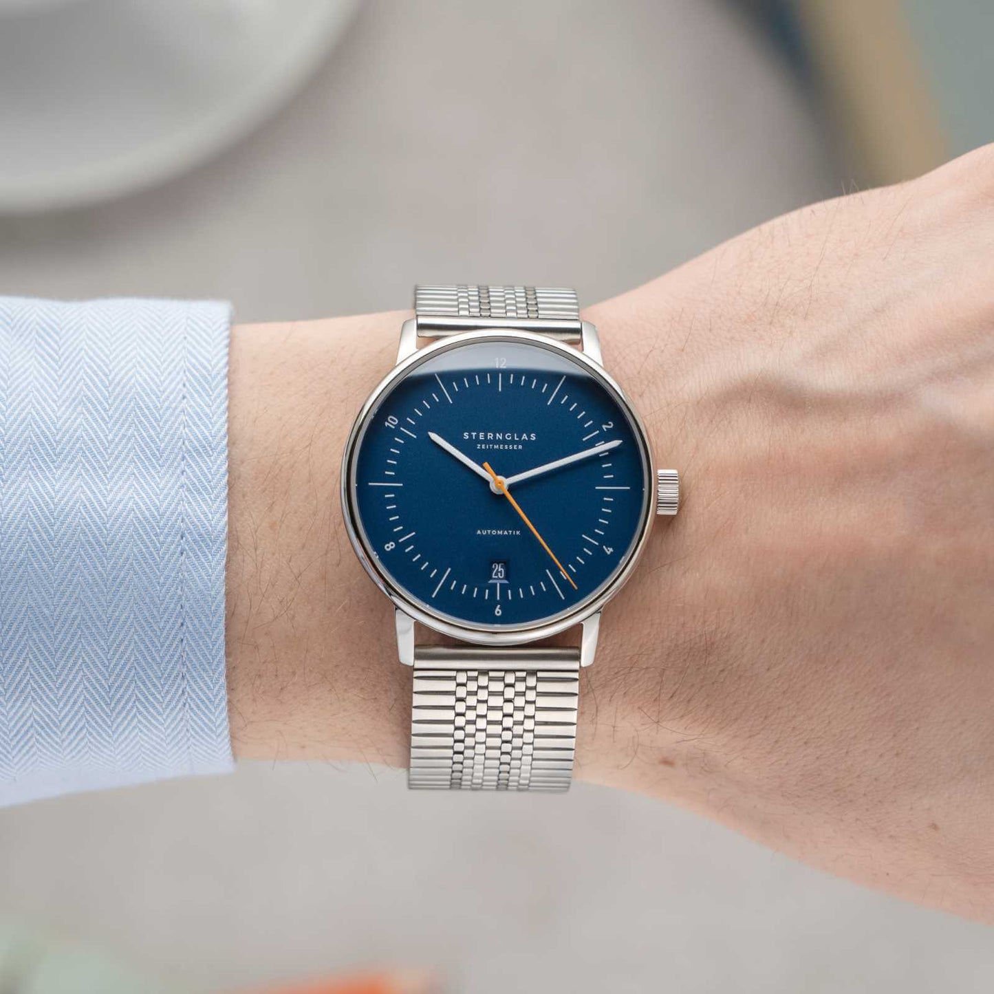 Naos Automatik blue orange