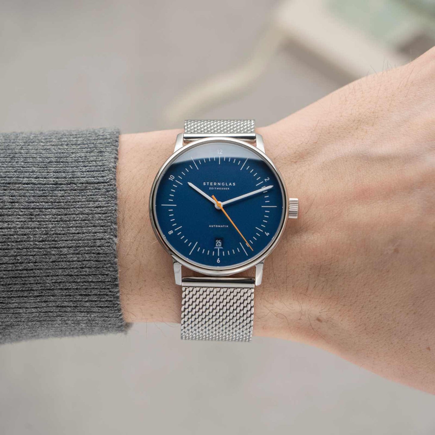 Naos Automatik blue orange