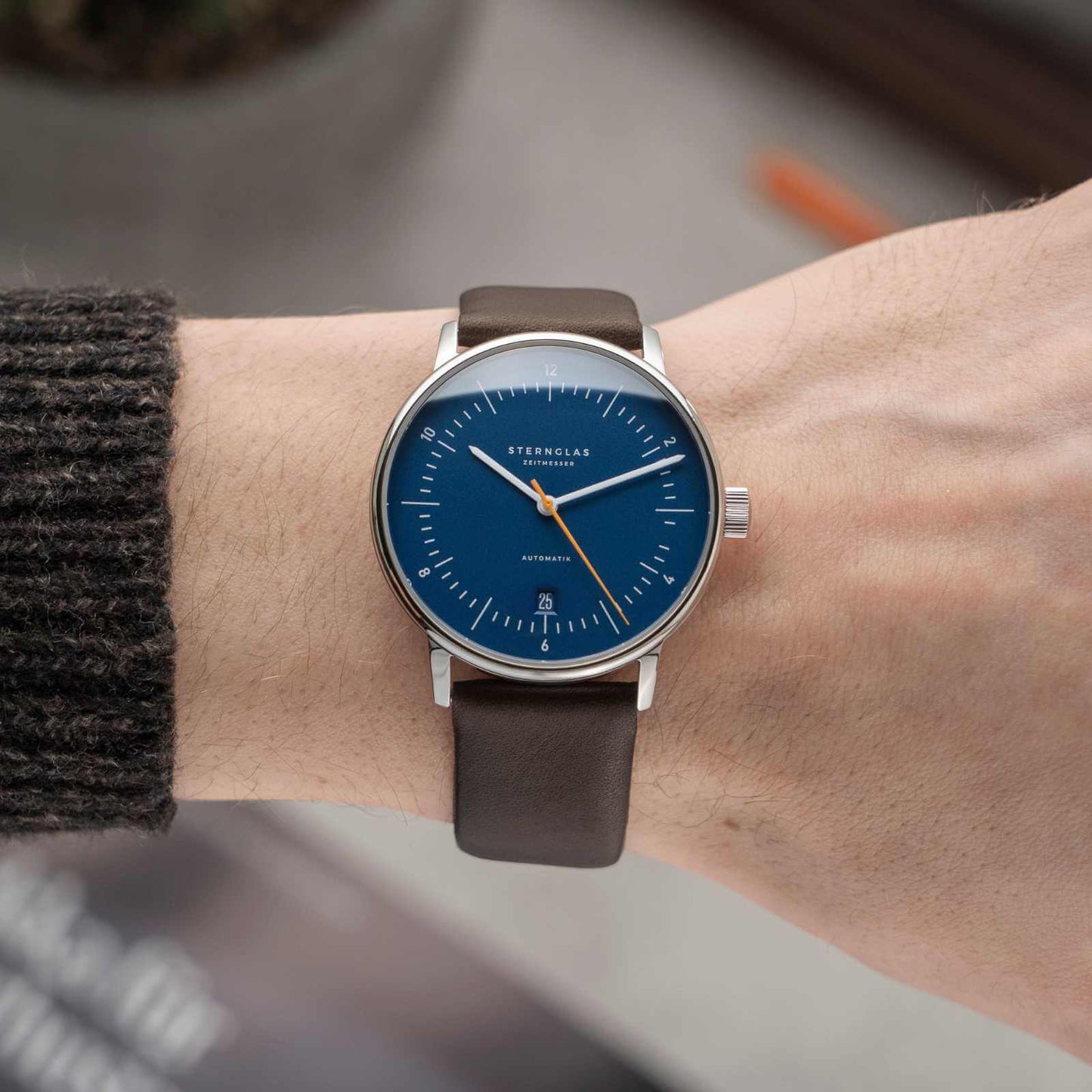 Naos Automatik blue orange