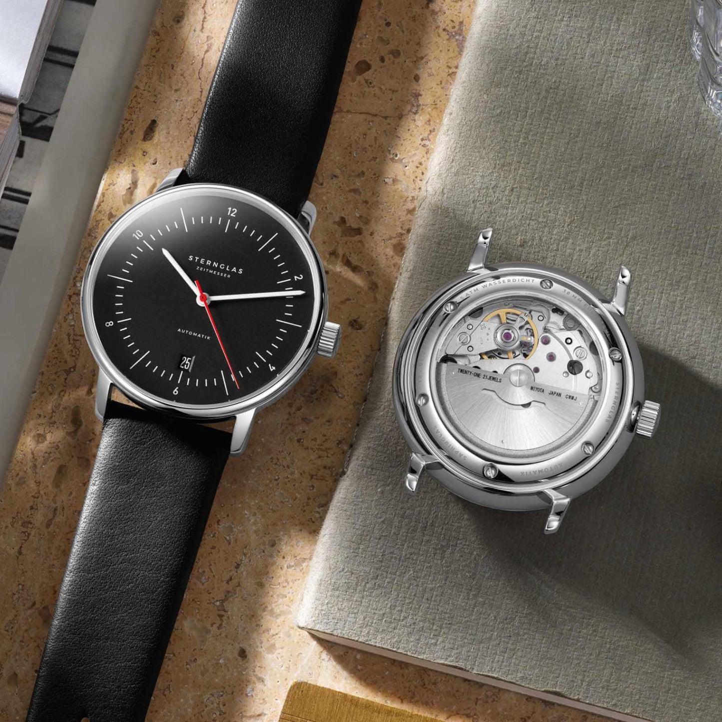 Naos Automatik black red