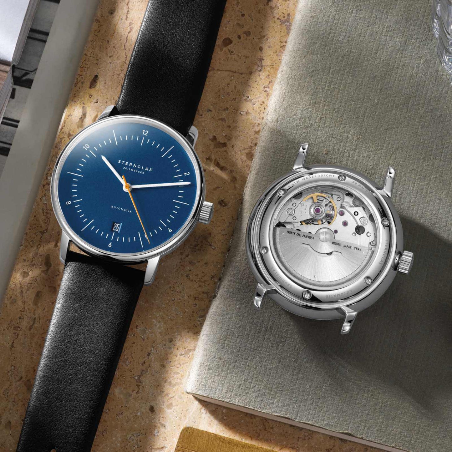 Naos Automatik blue orange