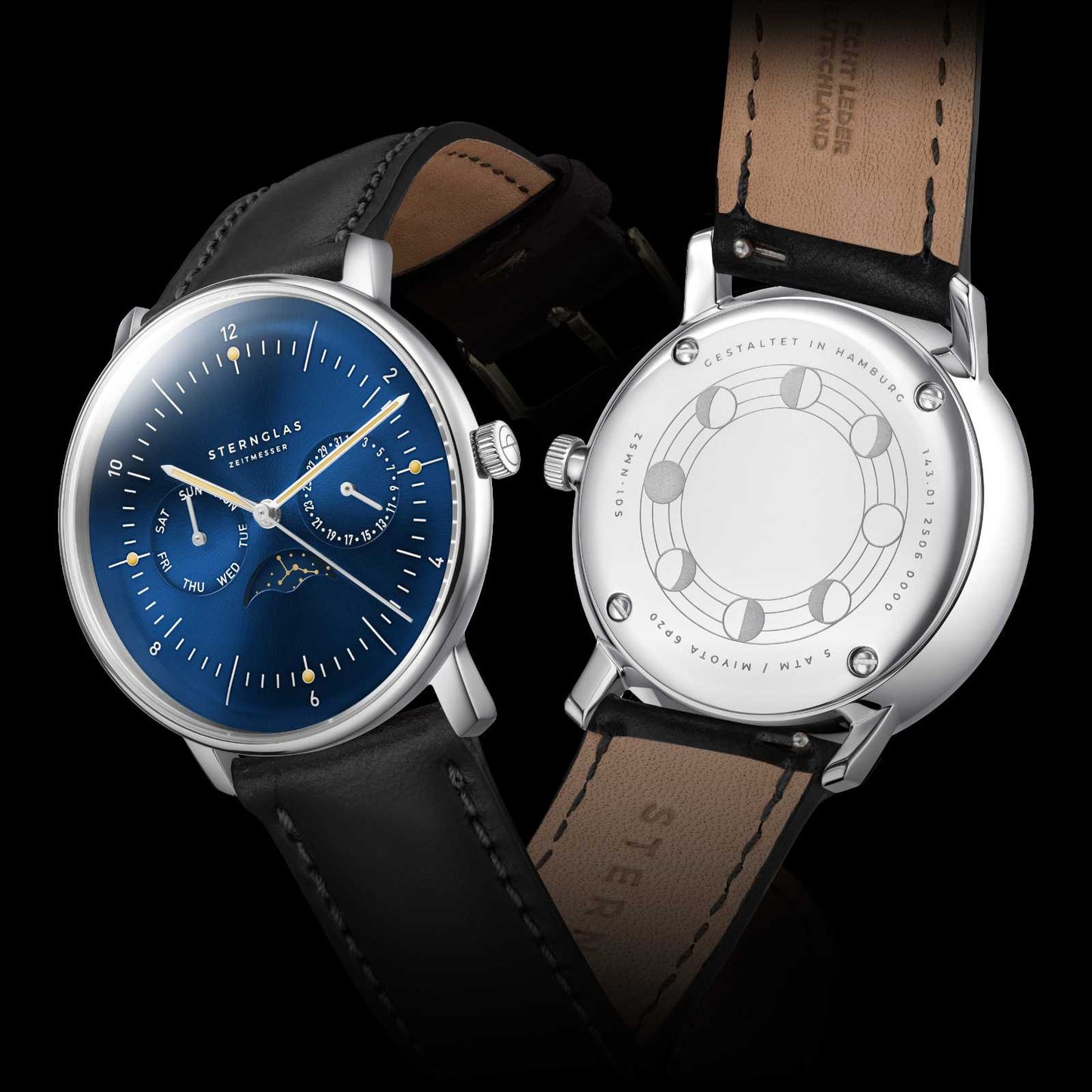 Naos Moonphase midnight blue