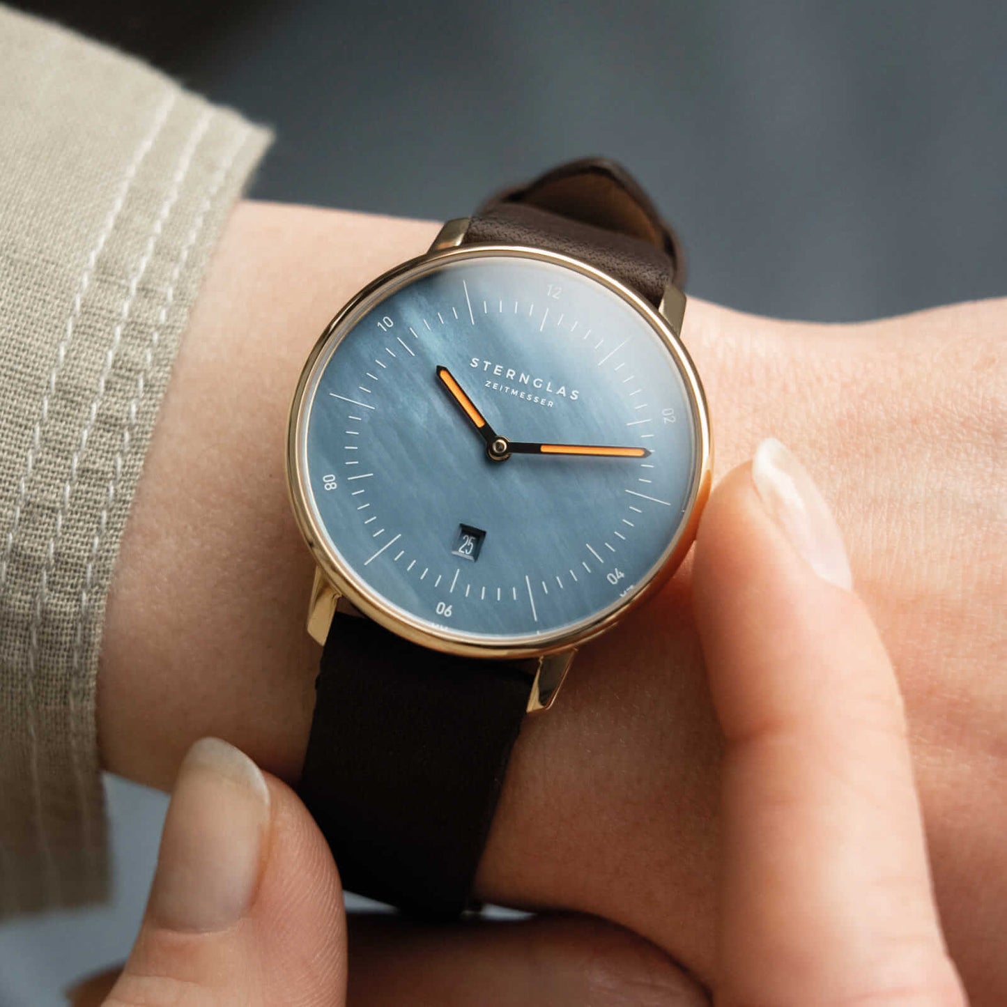 Naos XS Edition Mother of Pearl dark blue