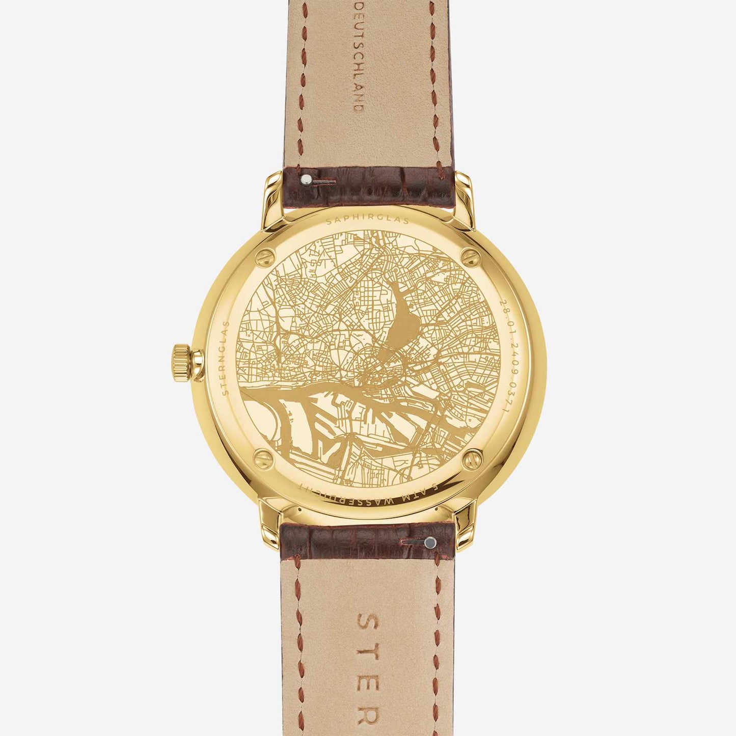 Hamburg dark blue gold