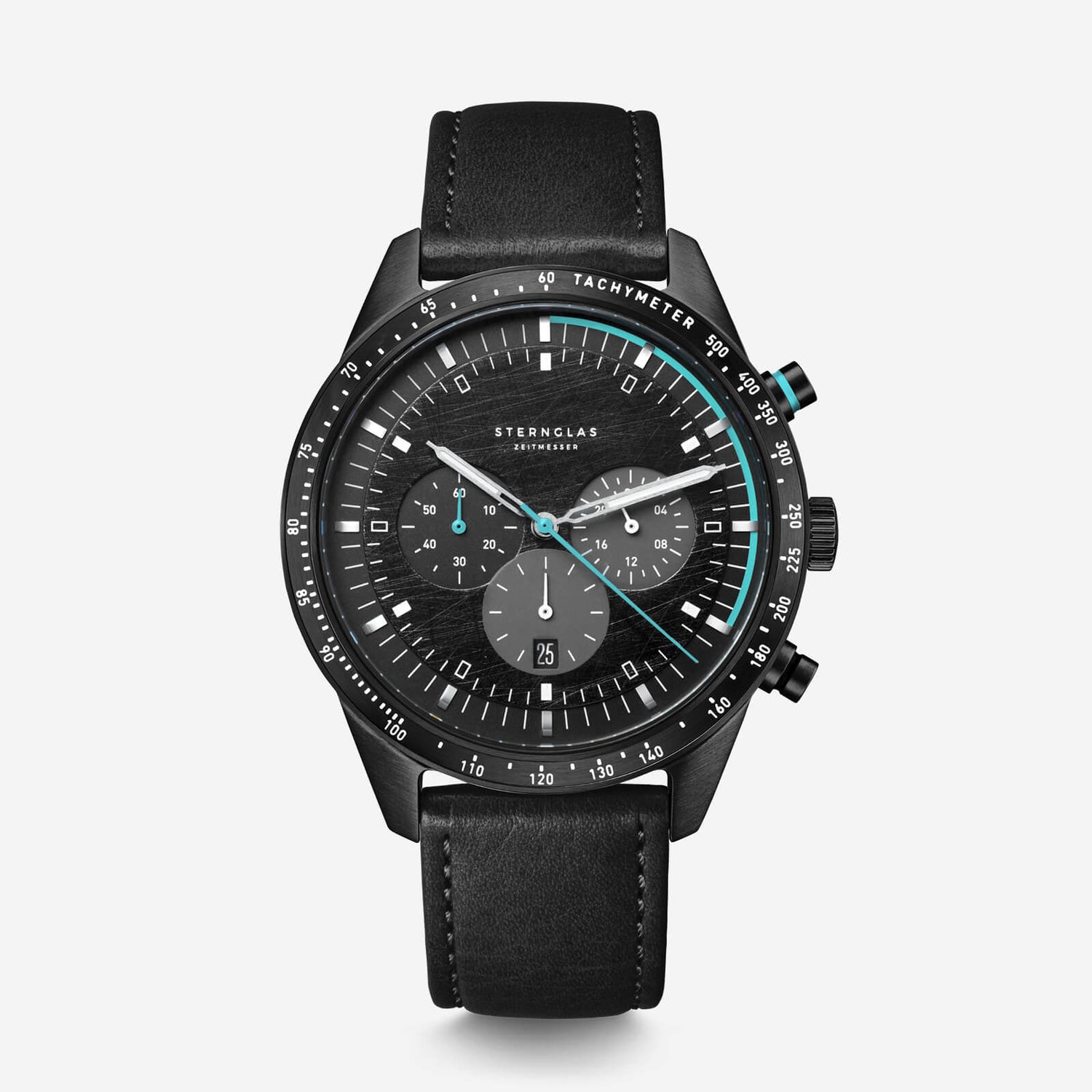 popup|Sporty design in detail|The dial alone is made from 29 individual parts. The tachymeter scale and coloured highlights are inspired by outer space.