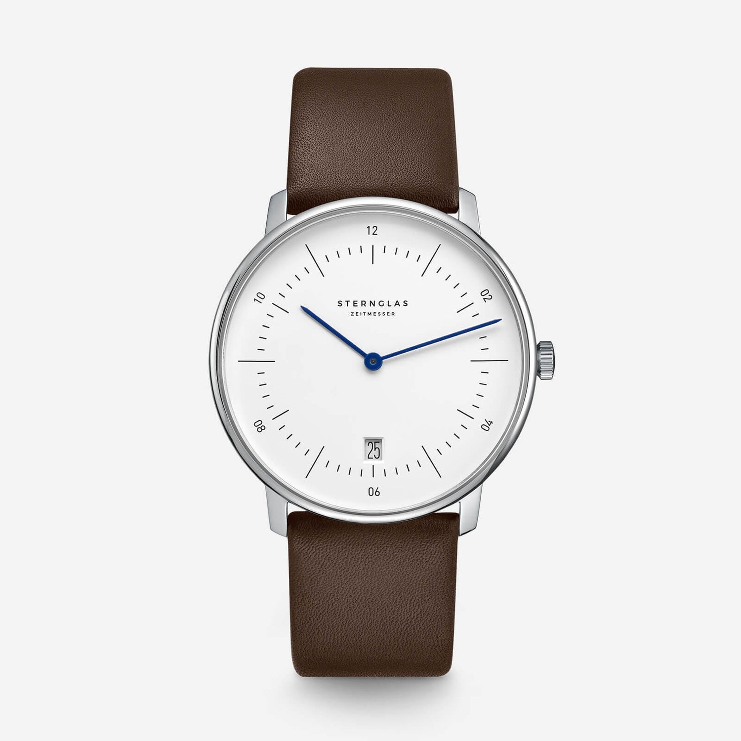 popup|Classic Bauhaus Design|Inspired by the Bauhaus movement of the 1920s, the dial is kept minimalistic and clear. "Form follows function" as they say.