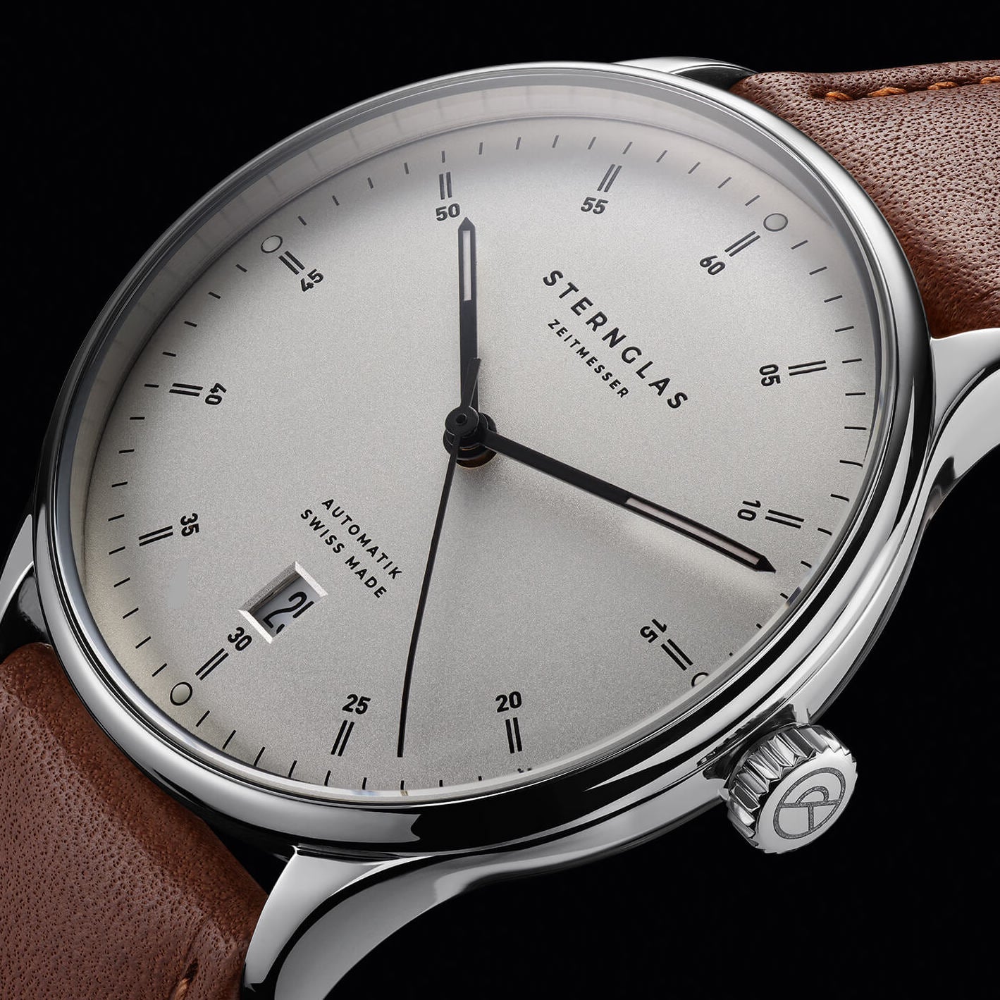 Kanton 2.0 silver / brown