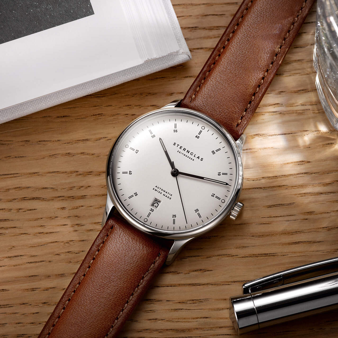 Kanton 2.0 silver / brown