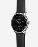popup|Classical Bauhaus design|Inspired by the Bauhaus movement of the 1920s, the dial is reduced and kept clear.