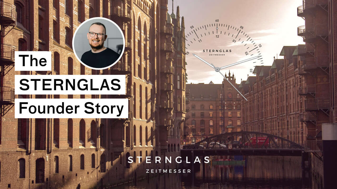 Load video: The German watch brand Sternglas stands for wristwatches with a very good value for money. Bauhaus design from Hamburg.