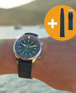 popup|Free rubber strap with every order|Each Merion comes with a high quality FKM rubber strap band.