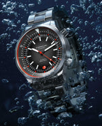 popup|Seiko NH35 automatic movement| Inside the Merion ticks the NH35 from Seiko with hacking seconds and a larger date than previous STERNGLAS automatic models.