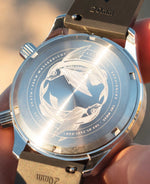popup|Flyfish engraving|Flying fish, symbolize diving up and down, sporty and active movement.