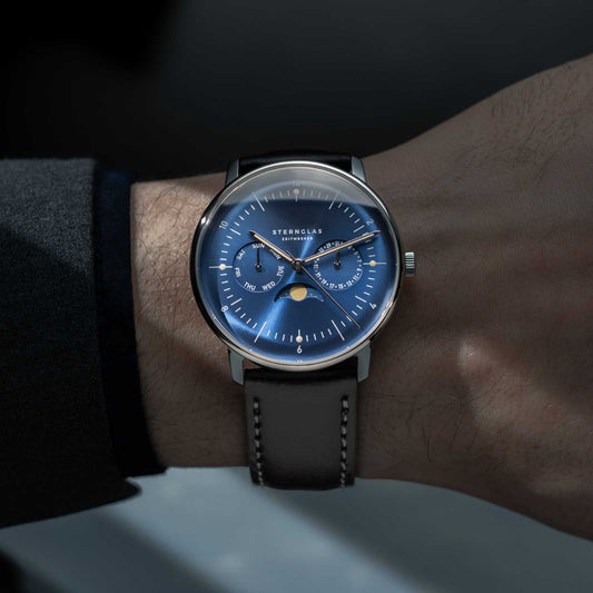 Naos Moonphase midnight blue