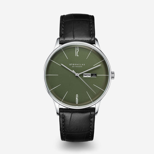 Olive green mens watch online