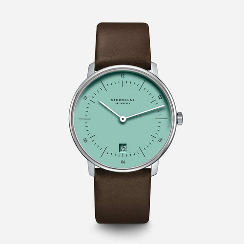 popup|Classic Bauhaus Design|Inspired by the Bauhaus movement of the 1920s, the dial is kept minimalistic and clear. "Form follows function" as they say.