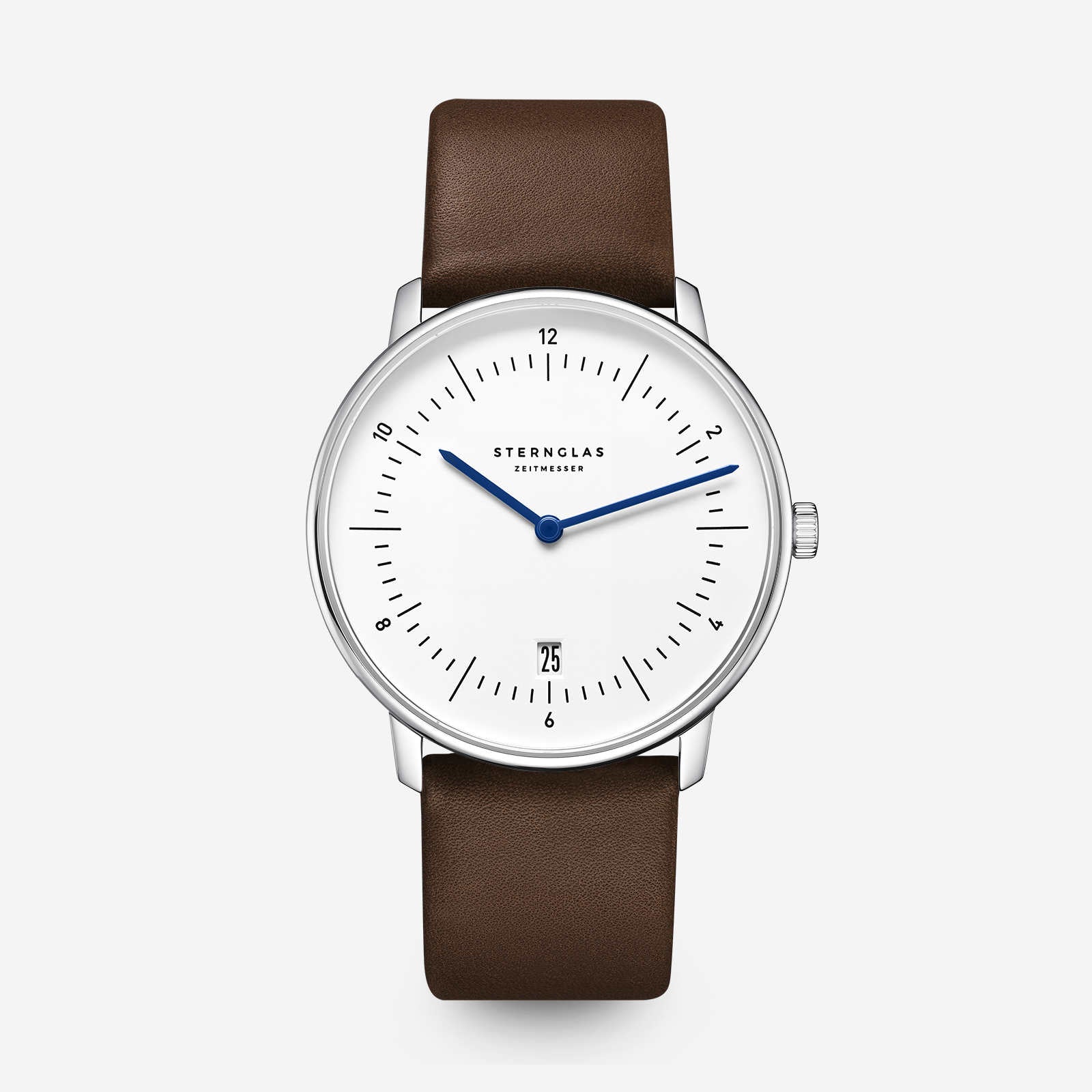 Sternglas Naos white leather