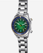 popup|First STERNGLAS watch with integrated metal bracelet|Metal bracelet can be shortened without tools using a detachable pin system.