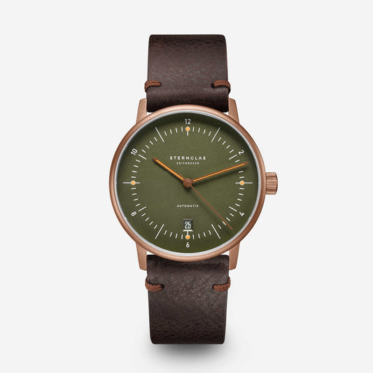 Naos Automatik dark green bronze