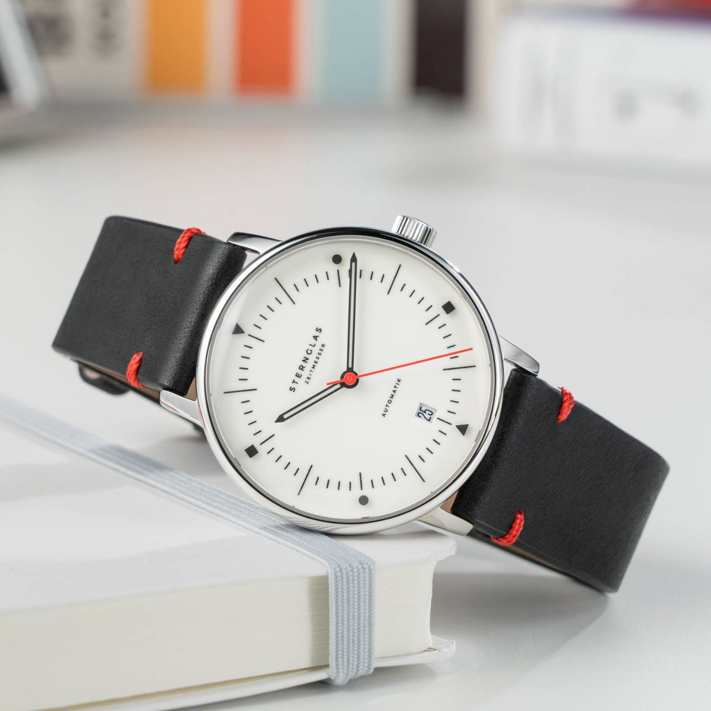 Naos Automatik Edition Bauhaus X red