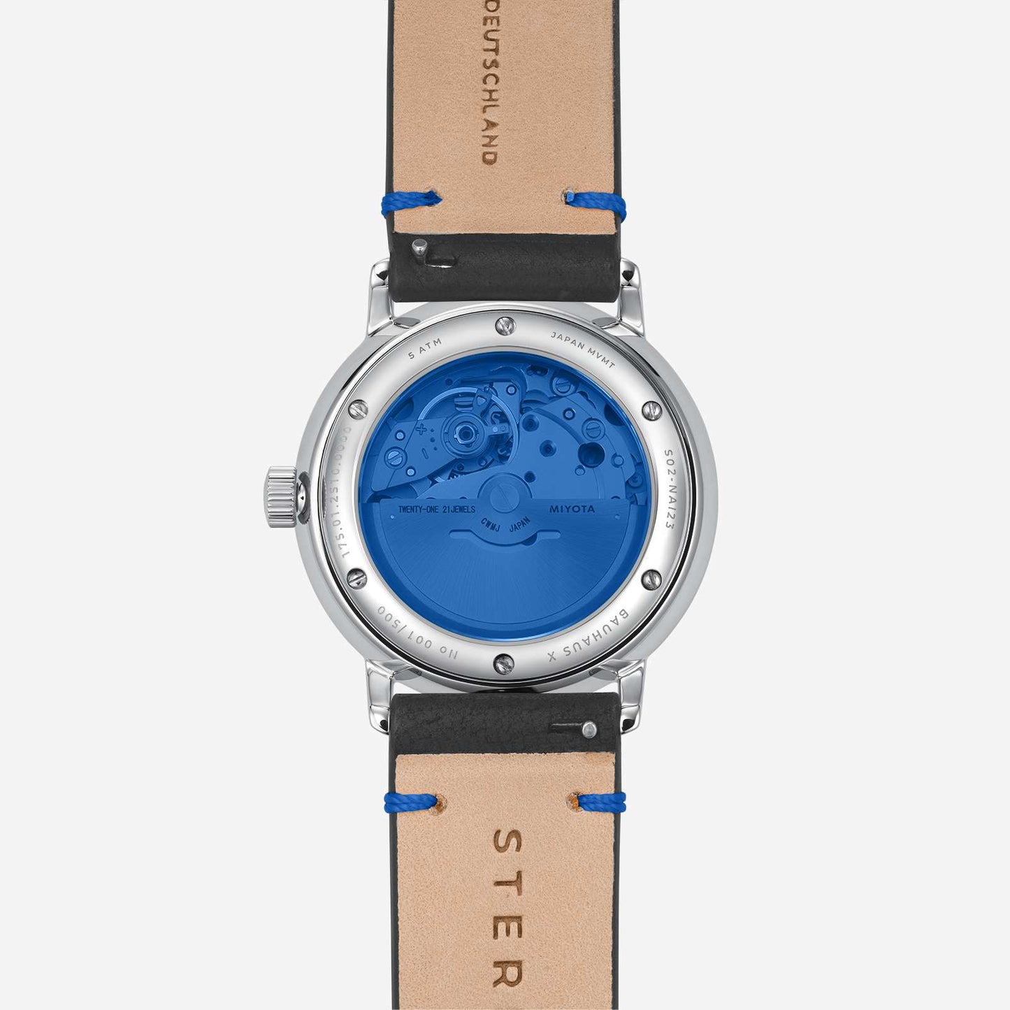 Naos Automatik Edition Bauhaus X blue