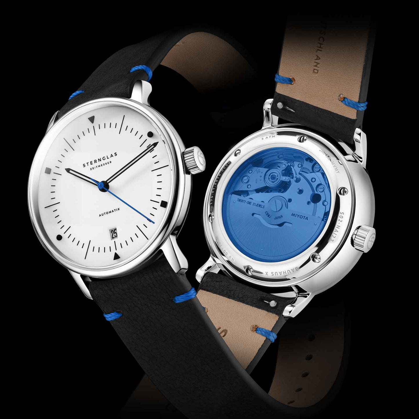 Naos Automatik Edition Bauhaus X blue