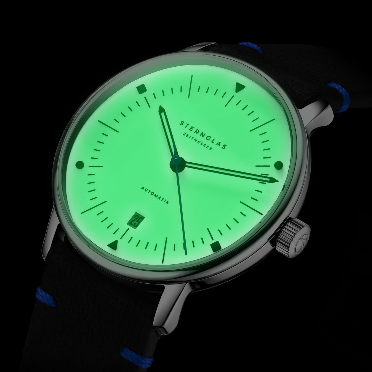 Naos Automatik Edition Bauhaus X blue