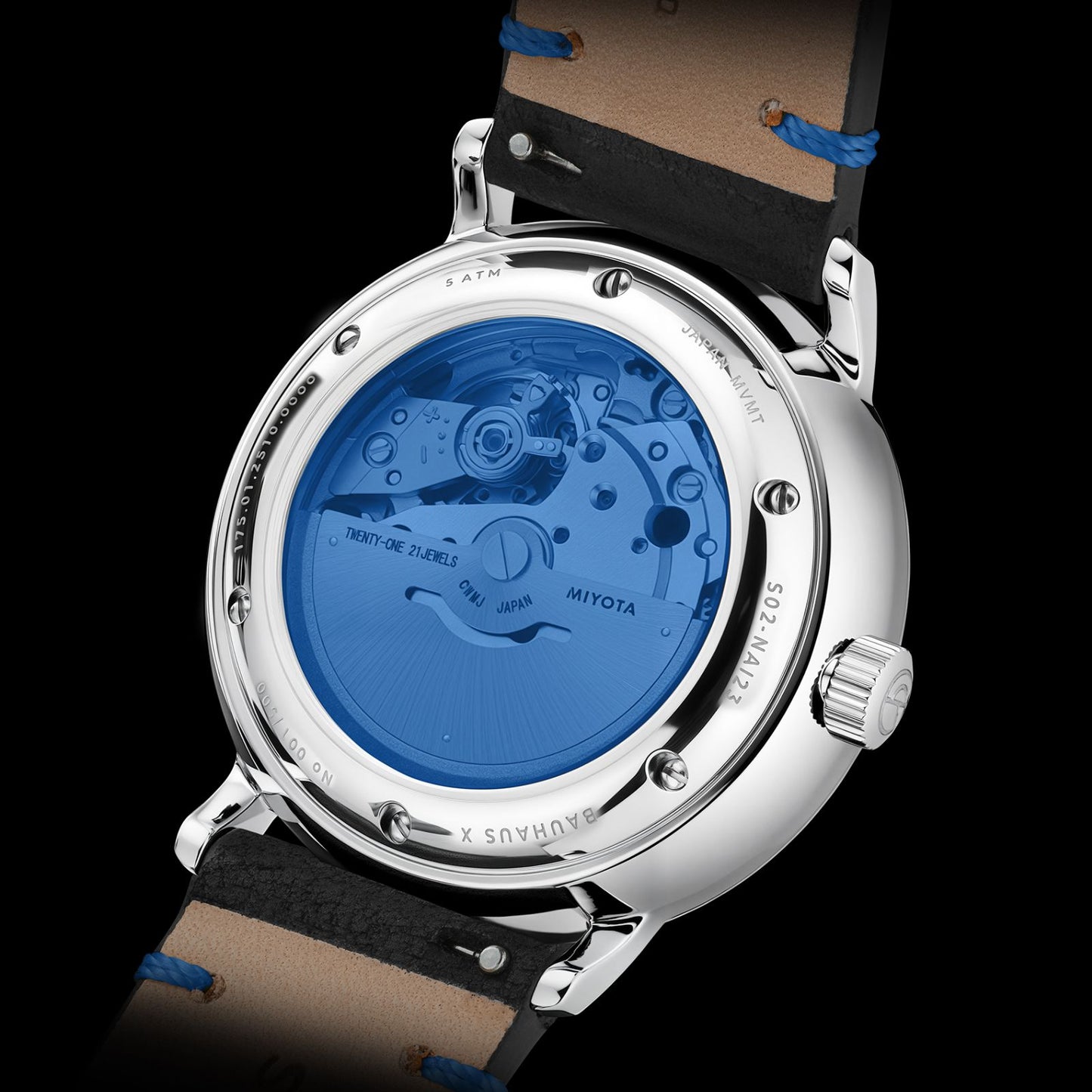 Naos Automatik Edition Bauhaus X blue