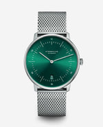 popup|Classic Bauhaus Design|Inspired by the Bauhaus movement of the 1920s, the dial is kept minimalistic and clear. "Form follows function" as they say.
